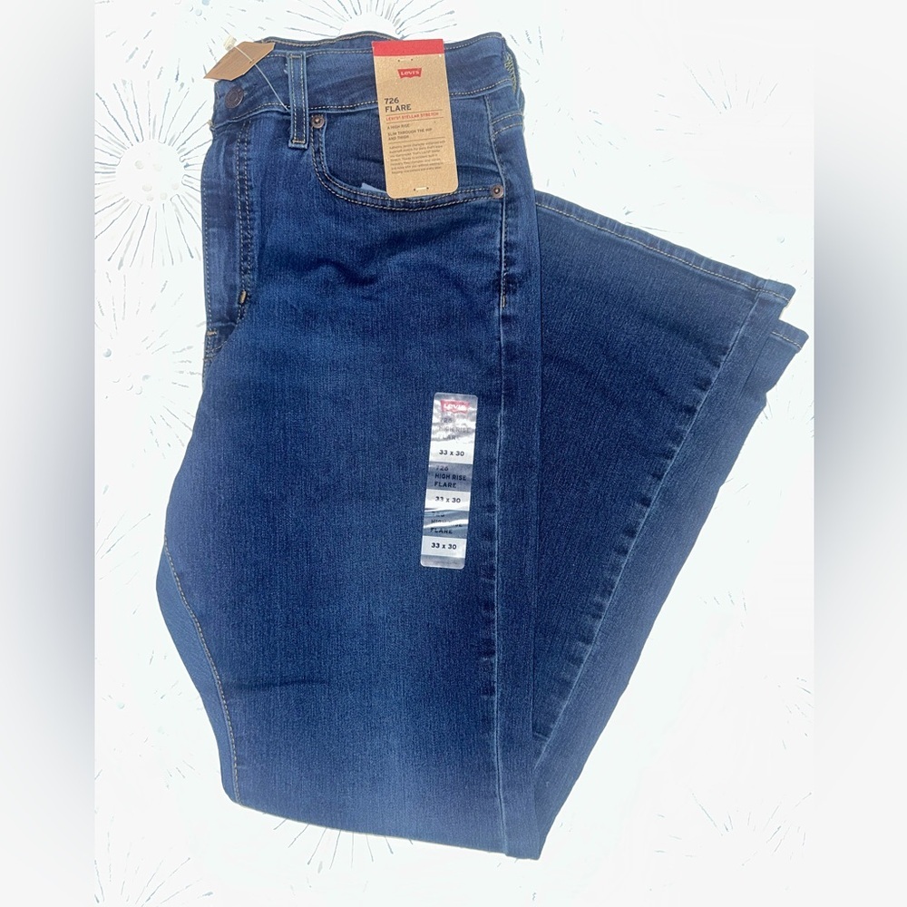 Levi's Women's 726 High Waist Flared Design Denim Pants - Picture 5 of 9